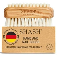 Since 1869 Hand Made In Germany - Natural 100% Natural Boar Bristle Nail Brush - Gently Removes Dirt And Grime For Clean Hands - Exfoliates Skin For Soft  Smooth Texture  Wood (Olive)