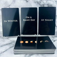 Time Oracle Deck [Moon Will Tell You When]  Time Oracle Cards For Predicting Time  Tarot Cards For Beginner