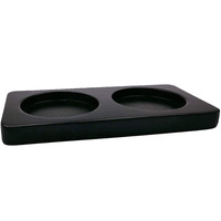 Salt And Pepper Mill Tray  Salt And Pepper Tray  Oil And Vinegar Bottles Tray  Salt And Pepper Grinder Shaker Stand | Mills Not Included (Acrylic)