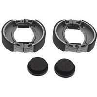 Brake Shoes And Brake Pads For Yamaha Moto 4 Yfm225 1986-1988 Front And Rear