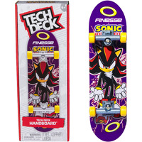 Tech Deck  Finesse X Sonic The Hedgehog Handboard; Authentic Mini Skateboards  Kids Toys For Boys & Girls  Ages 6 And Up (Hands Use Only)