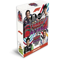 Topps Turbo Attax Formula 1 2024 - Mega Tin Contains 66 Cards Including 6 Les And 4 Exclusive Cards!