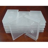 10 Pcs Vhs Library Case With Hub  Clear  Full Sleeve  Psv14Hub