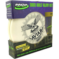 Innova Disc Golf Glow Set - Dx Glow Aviar  Glow Tl  And Glow Beast Disc Set - Play Day And Night