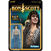 Super7 Bon Scott Reaction Figures Wave 02 - Bon Scott (Leopard Print) Action Figure