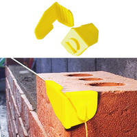 Masons Mate - Builders Line Anchor Corner Brackets - 1Set (2 Mates)  Mm002  Yellow