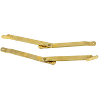 Heavy Duty Brass Plated Lid Stay | Lid Support Hinges For Drop Front Desk  Trunk  Chest | Sh2-Sb