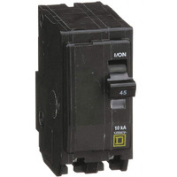 Square D Plug In Circuit Breaker  Qo  Number Of Poles 2  45 Amps  120/240Vac  Standard - Qo245