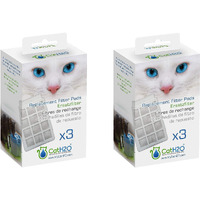 Cath2O 6 Pack Of Replacement Filter Pads For Drinking Fountain