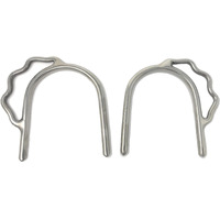 Aj Tack Stainless Steel Slip On Bumper Spurs - Ladies