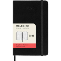 Moleskine Classic 12 Month 2025 Daily Planner  Hard Cover  Pocket (3.5"" X 5.5"")  Black  400 Pages
