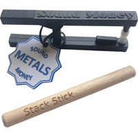 The Pocket Pinger + Stack Stick  Coin Ping Test (Black  1 Pack)