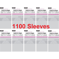 Sleeve Kings Mini Euro Card Sleeves 45 X 68 Mm (10X110 Pack  1100 Sleeves)