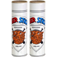 Tiger Stick Original Bat Grip Two Pack (4.25Oz Each) - Double Pack Bat Wax Grip - No Stain  No Smell - Ideal For Baseball  Softball  Lacrosse  Golf  Surfing