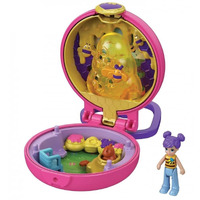 Polly Pocket Beekeeper Compact With Removable Beehive  Surprise Reveals  Photo Customization  Micro Doll With 5 Movable Joints  Great Gift For Ages 4 Years Old & Up