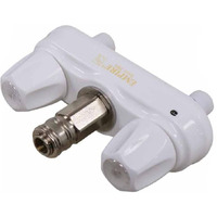 Empire Faucets Rv Outside Shower Valve Kit - 4 Inch Quick Connect Valve And Rv Outdoor Shower Faucet In White