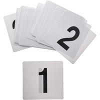 Winco 1-25 Plastic Table Numbers