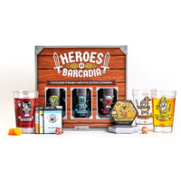 Heroes Of Barcadia Board Game: A Dungeon Exploration Drinking Games | The First Ever Liquid Life Battle Damage System Board Games For Adults | Dnd Gameplay With Dnd Dice And Drinks!