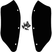 Memphis Shades Batwing Fairing Wind Deflectors Compatible For Harley Davidson Flstci Heritage Softail Classic 1989-2009 - Black