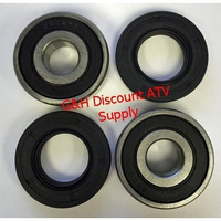 Front Wheel Axle Tube Bearings & Seals Kit For The 1980-1983 Honda Atc 185 185S Three-Wheelers