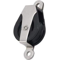 Marinenow 30Mm Sailing Cheek Block Marine 316 Stainless Steel Rope Pulley Nylon Sheave (01-Pack)