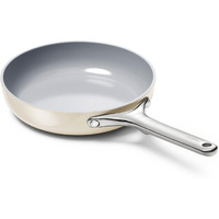 Caraway Nonstick Ceramic Mini Fry Pan (1.05 Qt  8"") - Non Toxic  Ptfe & Pfoa Free - Oven Safe & Compatible With All Stovetops (Gas  Electric & Induction) - Cream