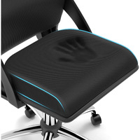 Tranquilrelax Large Seat Cushion  Soft Foam Cushion For Long Sitting Hours On Office Chair  Home & Car  Non-Slip Chair Pad For Relieving Back & Sciatica & Hip & Coccyx Pain (Black)