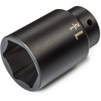Tekton 1/2 Inch Drive X 1-1/2 Inch Deep 6-Point Impact Socket | Sid23038