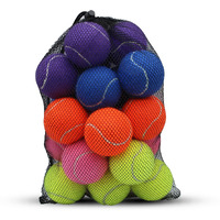 Shyujajie Tennis Balls  20 Pack Training Tennis Balls High Elasticity Practice Tennis Balls For Beginner  Exercise Playing Balls For Pet Dog (Multicolour)
