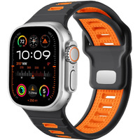 Odbeai Sport Band Compatible With Apple Watch Ultra 2/Ultra Band Compatible With Apple Watch Bands For Men 49Mm 46Mm 45Mm 44Mm 42Mm Silicone Loop Waterproof Strap For Iwatch Bands Series Se 10 9 8-1