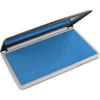 Maxmark Large Premium Sky Blue Ink Stamp Pad - 3.5"" X 6.25"" - Quality Felt Pad