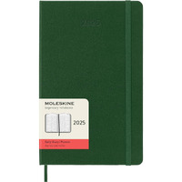 Moleskine Classic 12 Month 2025 Daily Planner  Hard Cover  Large (5"" X 8.25"")  Myrtle Green  400 Pages