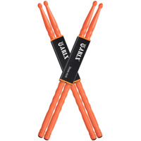 Drum Sticks 5A 2 Pack Orange Carbon Fiber Drumsticks