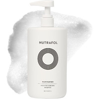 Nutrafol Shampoo  Cleanse And Hydrate Hair And Scalp  Improves Hair Volume  Strength And Texture  Physician-Formulated For Thinning Hair. Color Safe  Sultate Free - 1 Liter Bottle
