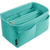 Omystyle Cyan Large Purse Organizer Insert For Handbags  Felt Bag Organizer For Tote & Purse  Tote Bag Organizer Insert With 5 Sizes  Compatible With Neverful Speedy And More?11.4""?5.9""?6.9""