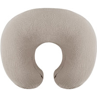 Muslin Nursing Pillow Cover Soft 100% Cotton Feeding Pillow Slipcover Fits Standard Infant Nursing Pillow Or Positioner For Baby Boy And Girl  Fog