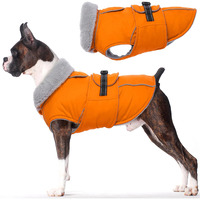 Lelepet Warm Dog Coat Reflective Dog Fleece Vest Waterproof Dog Jacket Windproof Dog Winter Coat Dog Cold Weather Coats With Adjustable Buckle Fleece Lining Dog Snowsuit Dog Coat For Large Dogs? Xl