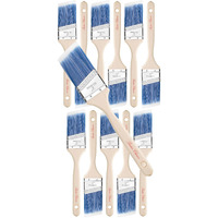 Bates- Paint Brushes  2-Inch  12 Pack  Angle Brushes  Treated Wood Handle  Paint Brushes For Walls  Stain Brush  Wall Paint Brushes  Furniture Paint Brushes For Painting Walls  Painting Brush
