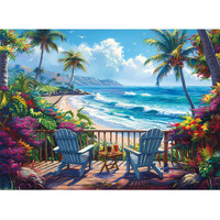 Jigsaw Puzzles For Adults 500 Pieces  Interlock Perfectly Letter On Back No Dust  Home Decor Birthday Party Gift Toy For Men Women Elders Seniors  1:1 Poster Educational Toys & Games | 20.5 X 15 In