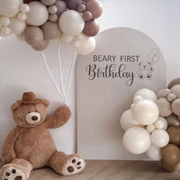 Beary First Birthday Wall Decal - Bear Themed Birthday Party Decorations Beary First Birthday Decal Beary Stickers