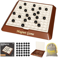 Magnetic Game Chess  Magnet Games For Adults And Kids With Storage Board  Magnet Chess Game With Stones  Board Game For Family Game Night  2-4 Players