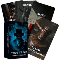 Soulme True Crime Clues Oracle Cards  Conspiracy Oracle Deck  80 Cards Oracle Cards For Beginners
