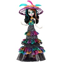 Monster High Doll  Skelita Calaveras D?A De Muertos 2024 Howliday Collectible With La Catrina Hat  Papel Picado Dress  And Displayable Packaging
