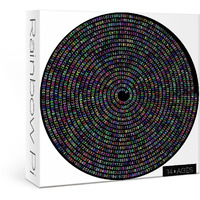 Pi P Day Puzzle For Adults 1000 Pieces  Round Rainbow Jigsaw Puzzle  Hard Impossible Puzzle By Number