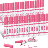 Janlaugh 36 Pcs Pink Washable Markers Bulk Coloring Markers For Kids Broad Line Markers Broadline Markers Conical Tip Washable Pink Markers For School Supplies  Art Supplies  Ages 6+