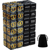 48 Pieces Mtg Counter Keyword Counters Life Counter Tokens Dice Buff Tokens Compatible With Magic Card Game Accessories Ccg Creature Stats (Classic  48)