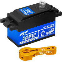 Gouprc 20Kg Low Profile Servo High Torque Of Metal Gear Digital Servo With 25T Metal Arm For 1/8 1/10 1/12 Rc Model Diy Car Robot