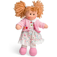 Bigjigs Toys Poppy Rag Doll (Small) - 28Cm Small Rag Doll For 1 Year Old  Ideal First Doll For Babies & Toddlers  Super Soft Dolls  Bigjigs Rag Dolls