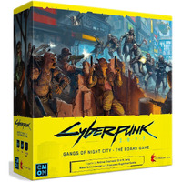 Cmon Cyberpunk 2077: Gangs Of Night City Board Game - Conquer Night City In This Immersive Sci-Fi Strategy Game! Adventure Game  Ages 14+  1-4 Players  90-120 Min Playtime  Made