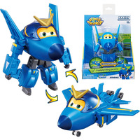 Super Wings Transformer Toys  5 In Jerome Airplane Transformer Figures Toys  2 In 1 Mode Rescue Bots Action Figure Toys For 3-5 Year Old Boys Girls  Fun Plane Toys For Toddlers Kids Age 3 4 5 6 7